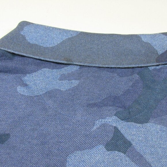 POLO Ralph Lauren mens blue purple heathered camo polo shirt 2XB BIG NWT - Picture 5 of 6